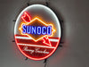Sunoco Gas Gasoline LED Neon Sign Light Lamp With Dimmer