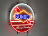 Sunoco Gas Gasoline LED Neon Sign Light Lamp With Dimmer