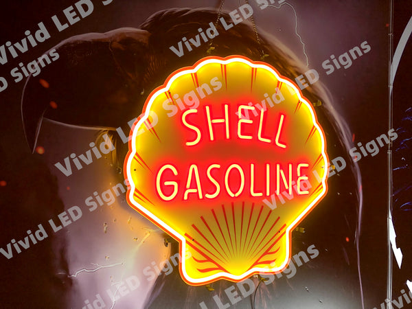 Shell Gasoline LED Neon Sign Light Lamp – neonsign.us
