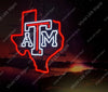 Texas A&M Aggies LED Neon Sign Light Lamp WIth Dimmer