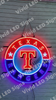 Texas Rangers LED Neon Sign Light Lamp