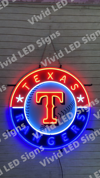Texas Rangers LED Neon Sign Light Lamp – neonsign.us