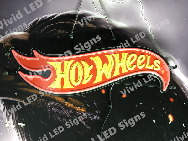 Hot Wheels LED Neon Sign Light Lamp