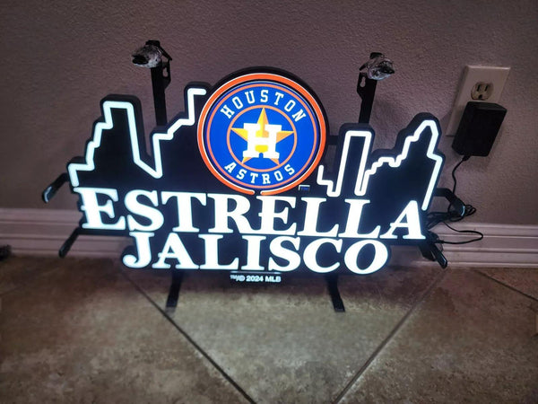 Estrella Jalisco Houston Astros MLB LED Neon Sign Light Lamp