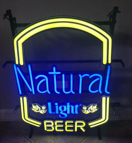 Natural Light Beer Can LED Neon Sign Light Lamp