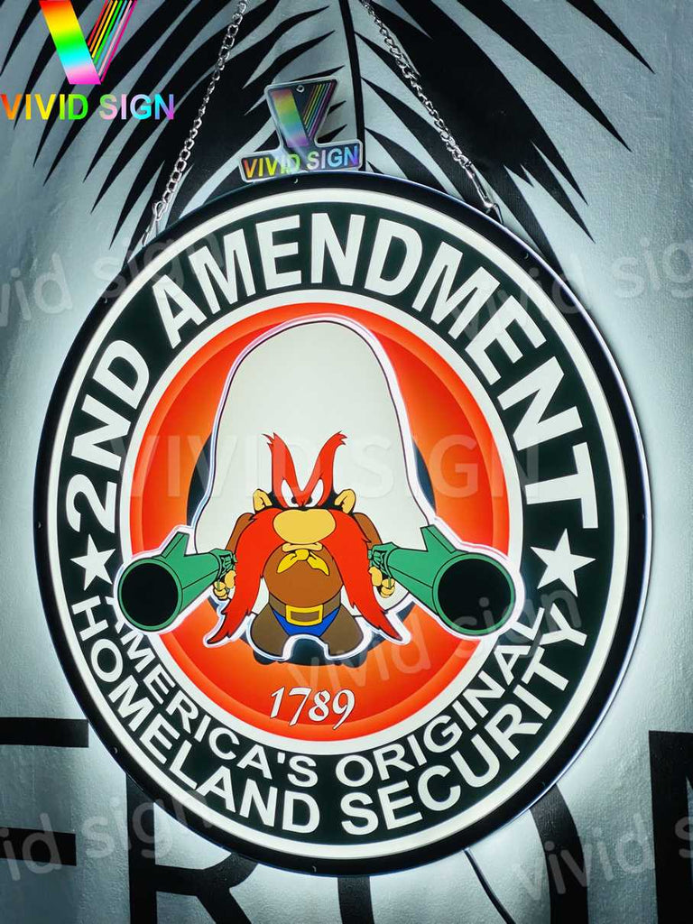 2nd Amendment Amendment II Arms Rifles 3D LED Neon Sign Light Lamp ...