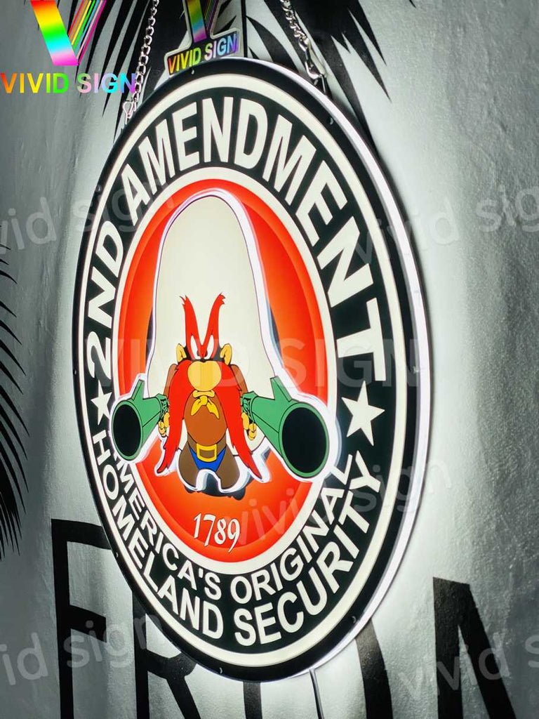 2nd Amendment Amendment II Arms Rifles 3D LED Neon Sign Light Lamp ...