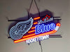 Detroit Red Wings Labatt Blue Beer Hockey Town LED Neon Sign Light Lamp