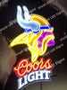 Coors Light Minnesota Vikings LED Neon Sign Light Lamp