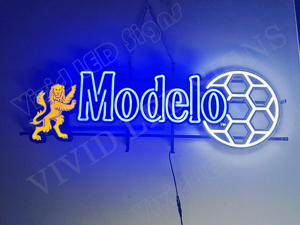 Modelo Especial Soccer LED Neon Sign Light Lamp