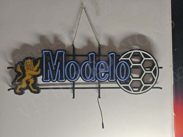 Modelo Especial Soccer LED Neon Sign Light Lamp