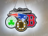 Boston City of Champions Sport Teams Patriots Celtics Red Sox Bruins 3D LED Neon Sign Light Lamp