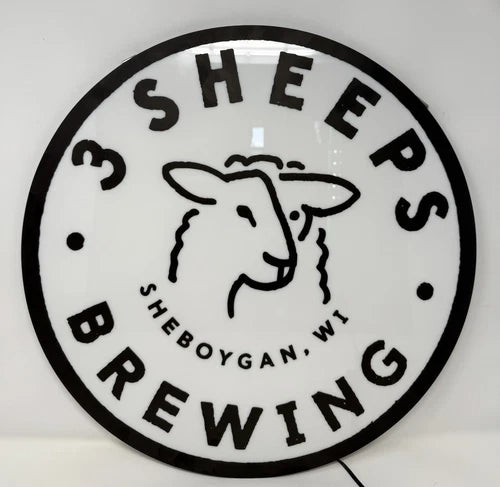 3 Sheeps Brewing  2D LED Neon Sign Light Lamp