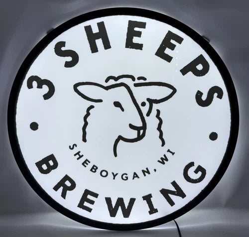 3 Sheeps Brewing  2D LED Neon Sign Light Lamp