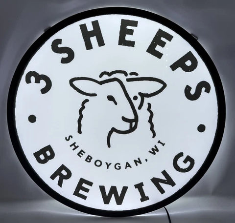 3 Sheeps Brewing  2D LED Neon Sign Light Lamp