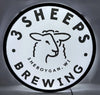 3 Sheeps Brewing  2D LED Neon Sign Light Lamp