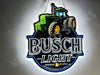 4850 John Deere Tractor Busch Light 2D LED Neon Sign Light Lamp