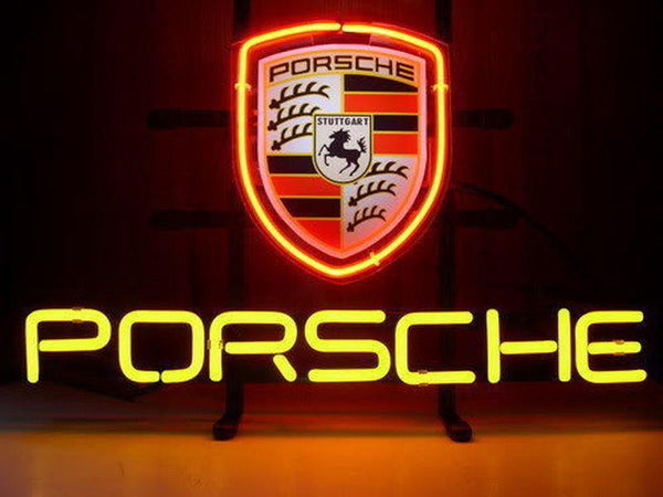 Porsche Sports Car Auto Neon Sign Light Lamp