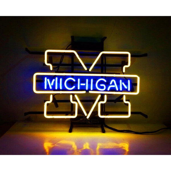 Michigan Wolverines Mascot Neon Sign Light Lamp – neonsign.us