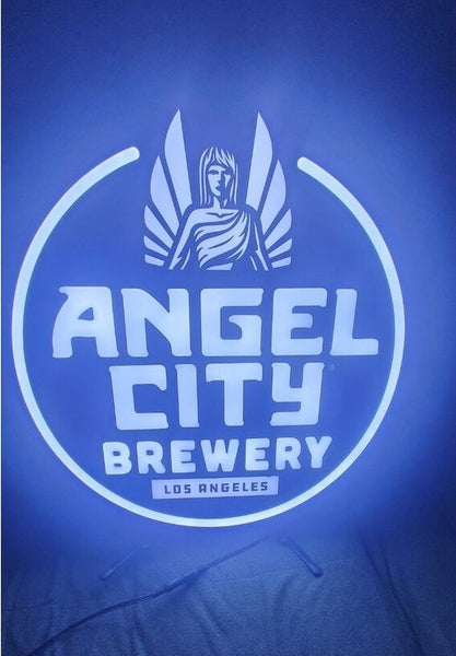 Angel City Brewery Los Angeles LED Neon Sign Light Lamp With Dimmer