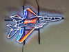 Airplane Plane Fighter Jet Beer LED Neon Sign Light Lamp