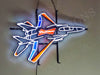 Airplane Plane Fighter Jet Beer LED Neon Sign Light Lamp