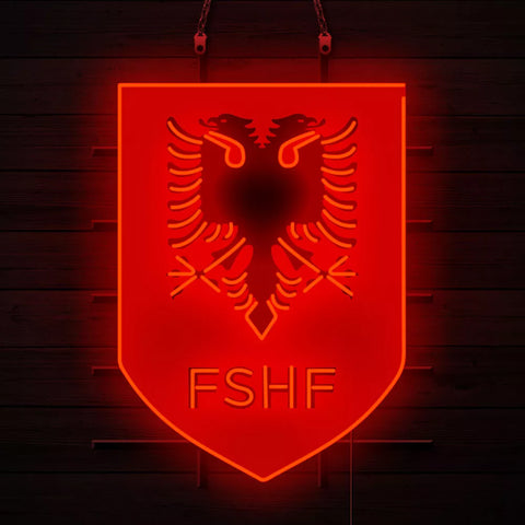 Albania National Football Team Neon Light Sign Lamp