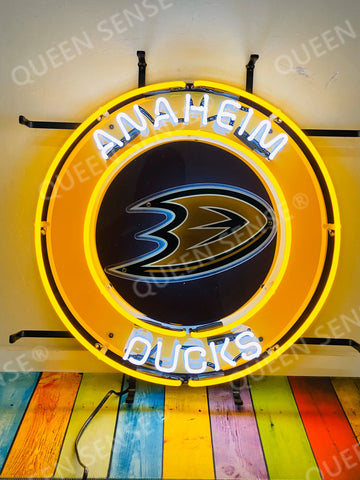 Anaheim Ducks Neon Light Sign Lamp With HD Vivid Printing Technology