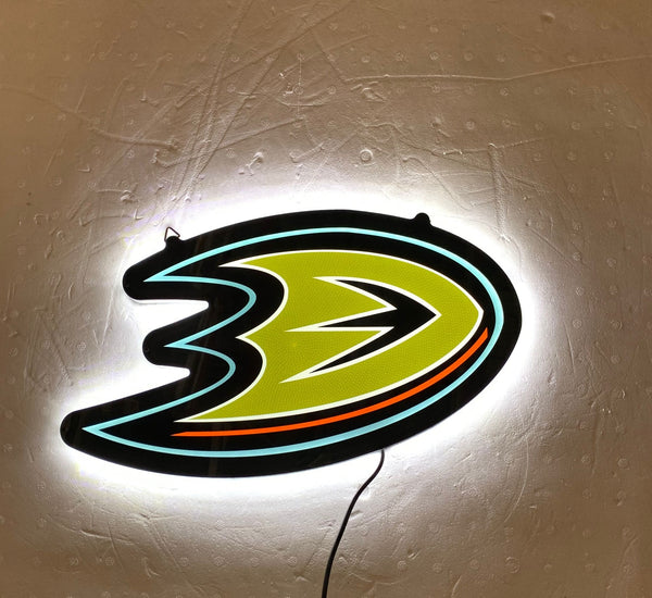 Anaheim Ducks 2D LED Neon Sign Light Lamp