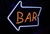 Arrow Bar Neon Light Sign Lamp Real Glass Wall Decor