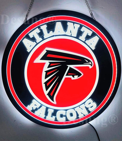 Atlanta Falcons 3D LED Neon Sign Light Lamp