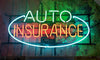 Auto Insurance Neon Light Sign Lamp Real Glass Wall Decor