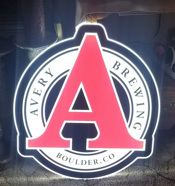 Avery Brewing Boulder Co Beer Bar 2D LED Neon Sign Light Lamp