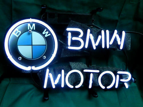 BMW Motor Sports Car Auto Dealer Neon Sign Light Lamp