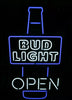 Bud Light Budweiser Beer Bottle LED Neon Sign Light Lamp