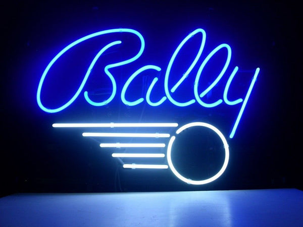 Bally Pinball Game Room Zone Machines Neon Sign Light Lamp