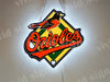 Baltimore Orioles 3D LED Neon Sign Light Lamp