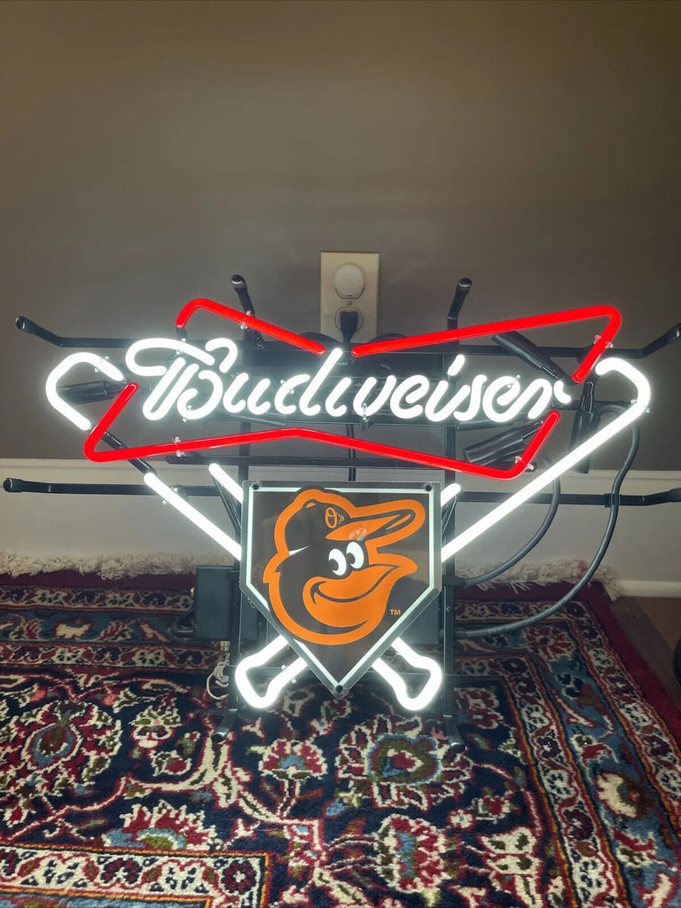 San Jose Sharks Ice Hockey and Budweiser Beer Neon Sign Light