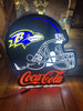 Baltimore Ravens Helmet Coca Cola 2D LED Neon Sign Light Lamp
