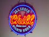 Beer Lager Chill Illinois Starts Here LED Neon Sign Light Lamp