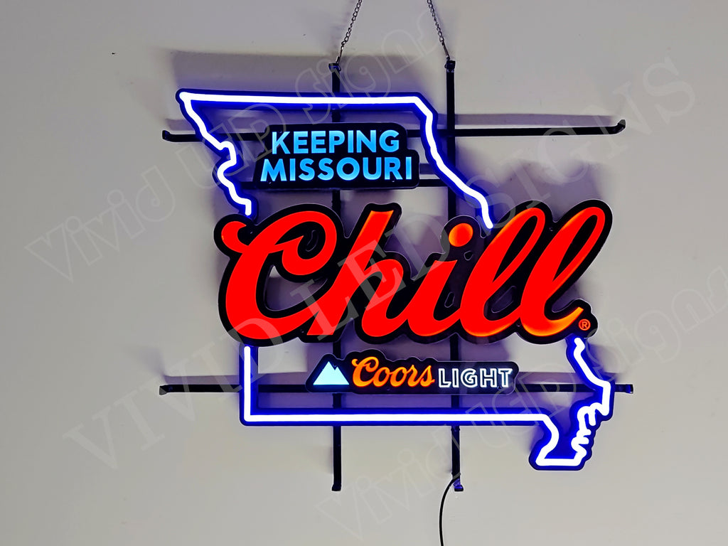 Beer Mountain Keeping Missouri Chill LED Neon Sign Light Lamp – neonsign.us