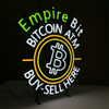 Bitcoin ATM Buy Sell Here Empire Bit LED Neon Sign Light Lamp With Dimmer