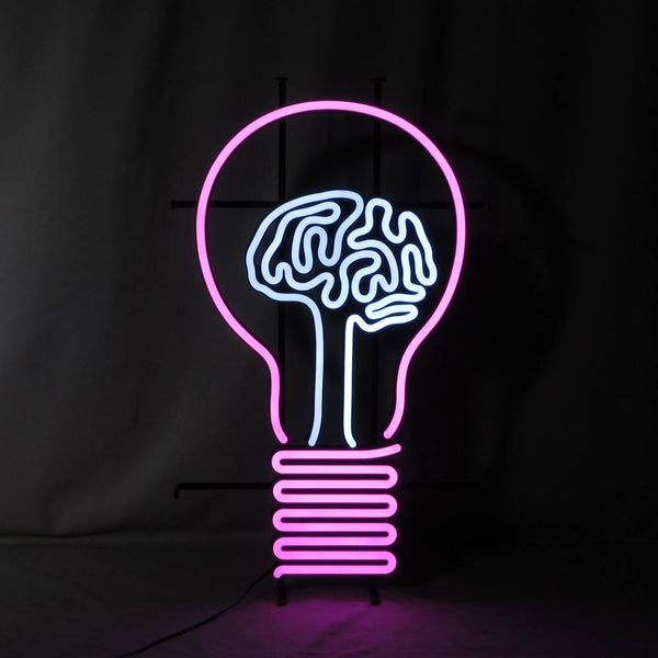 Blub Brain LED Neon Sign Light Lamp With Dimmer