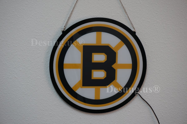 Boston Bruins 2D LED Neon Sign Light Lamp