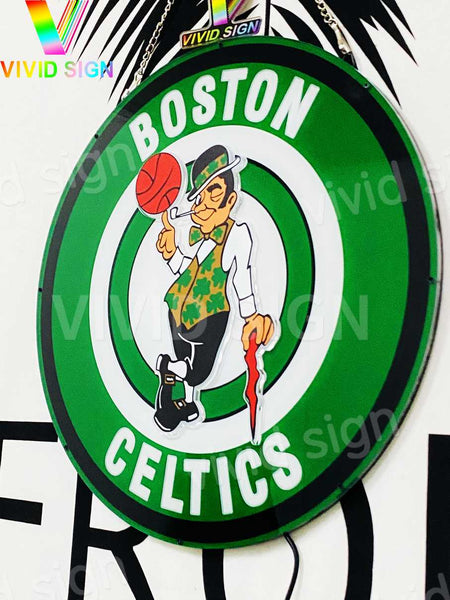 Boston Celtics 3D LED Neon Sign Light Lamp