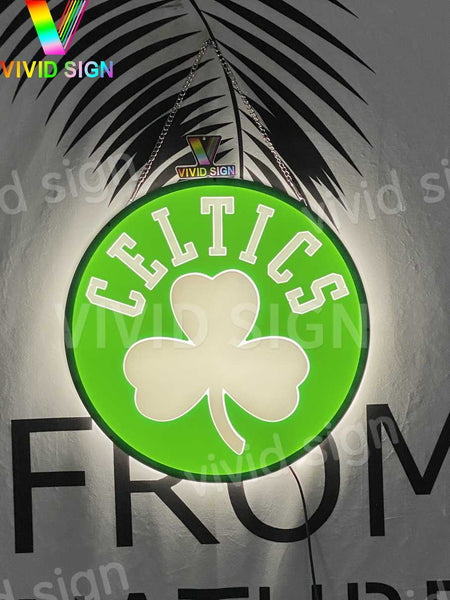 Boston Celtics 3D LED Neon Sign Light Lamp