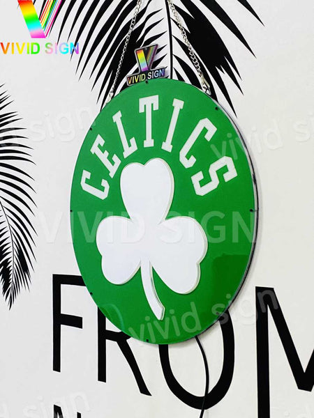 Boston Celtics 3D LED Neon Sign Light Lamp