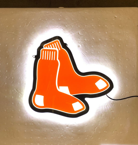 Boston Red Sox 2D LED Neon Sign Light Lamp