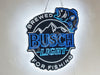 Brewed For Shipping Busch Light 2D LED Neon Sign Light Lamp