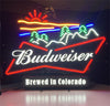 Brewed In Colorado Budweiser Bud Beer LED Neon Sign Light Lamp